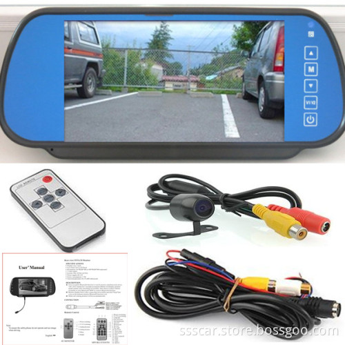 7 Inch TFT LCD Car Rearview Monitor with Reversing Camera
